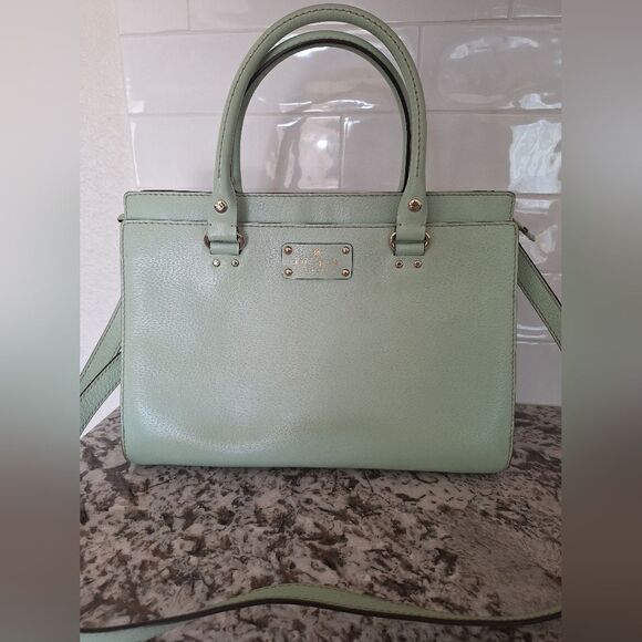 Kate Spade New York Large Tote Shoulder Bag Purse Tiffany  Green Color - Picture 1 of 11